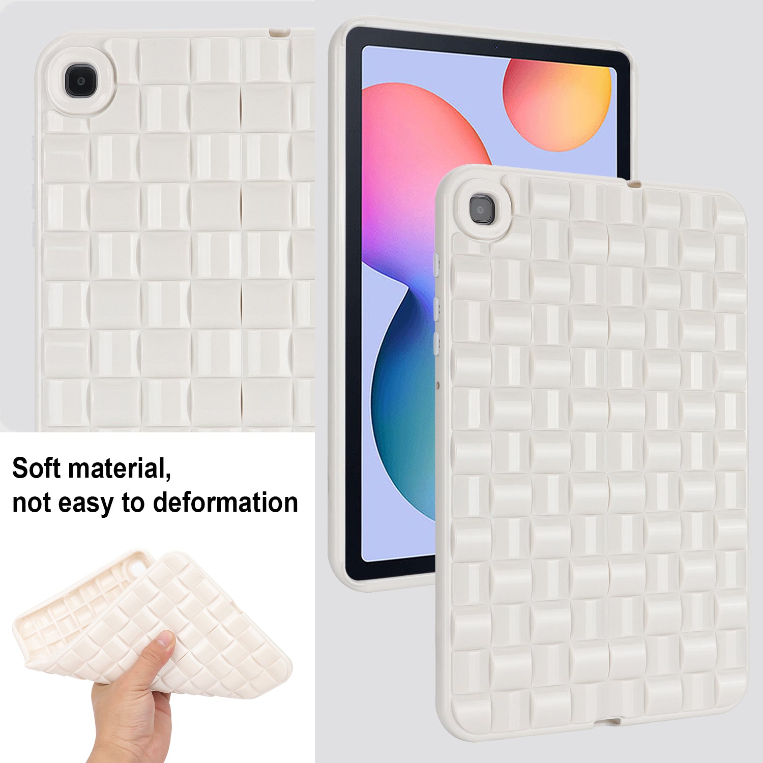 Soft TPU Case for Samsung Galaxy Tab S6 Lite P610 P615 Tab S6 Lite (2022) Woven Texture Protective Tablet Cover Soft TPU Case for Samsung Galaxy Tab S6 Lite P610 P615 Tab S6 Lite (2022) Woven Texture Protective Tablet Cover